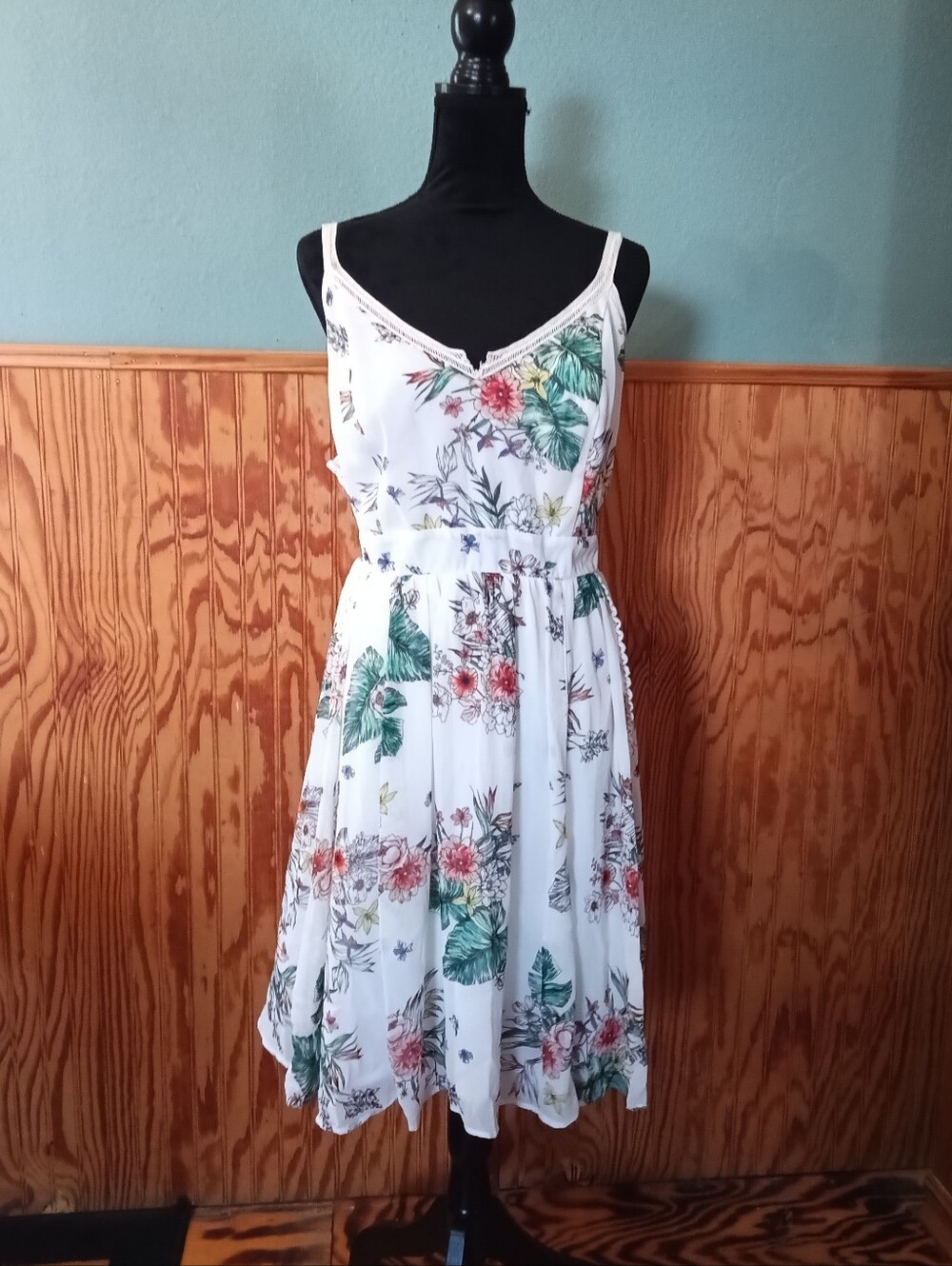Floral skaterdress